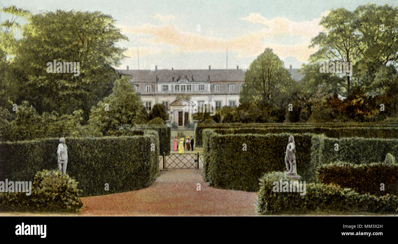 Château de Herrenhausen. Hannover. 1910 Banque D'Images