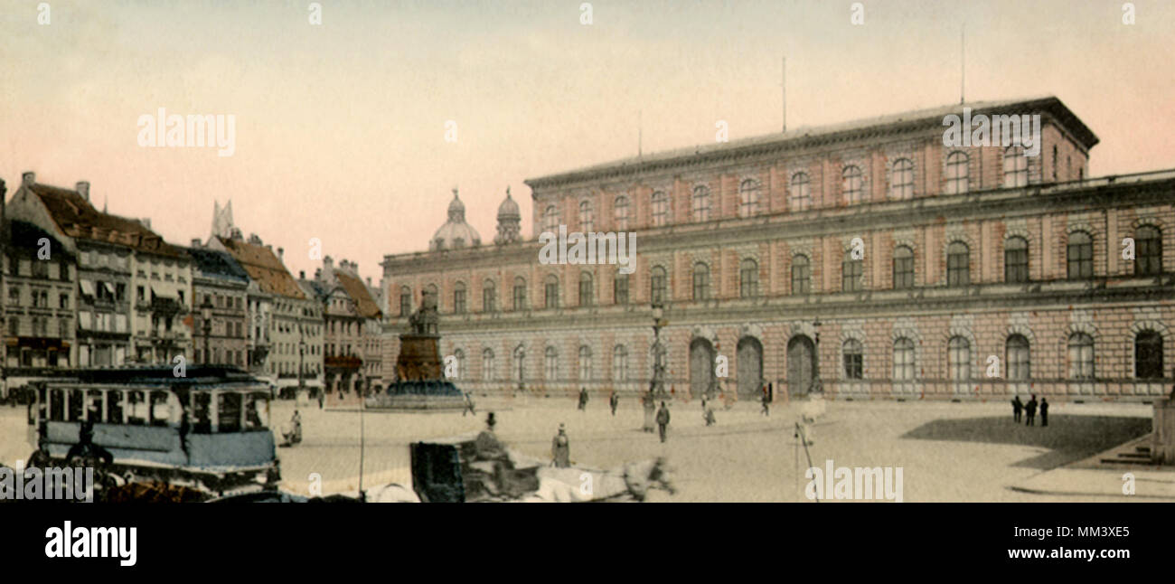 Max Joseph Station de travail. München. 1910 Banque D'Images