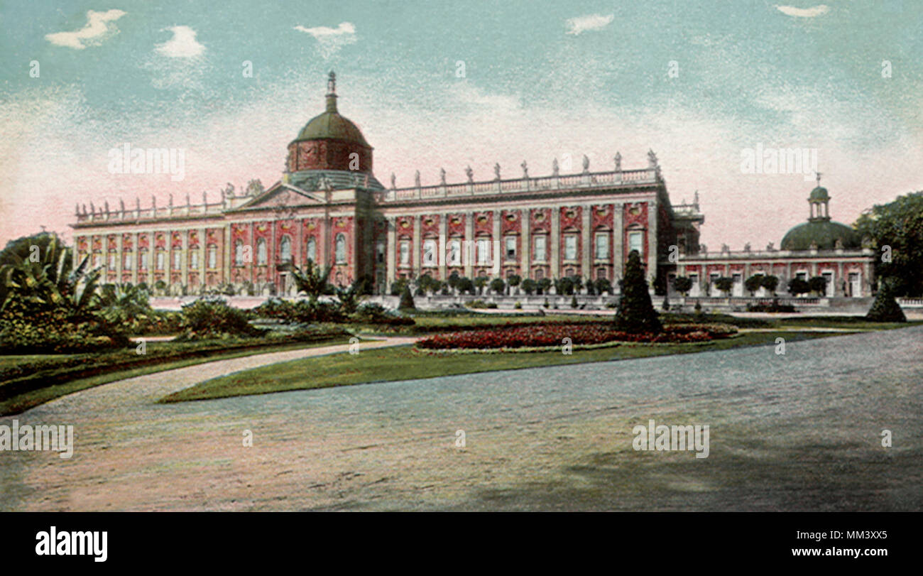 New Palace. Potsdam. 1910 Banque D'Images