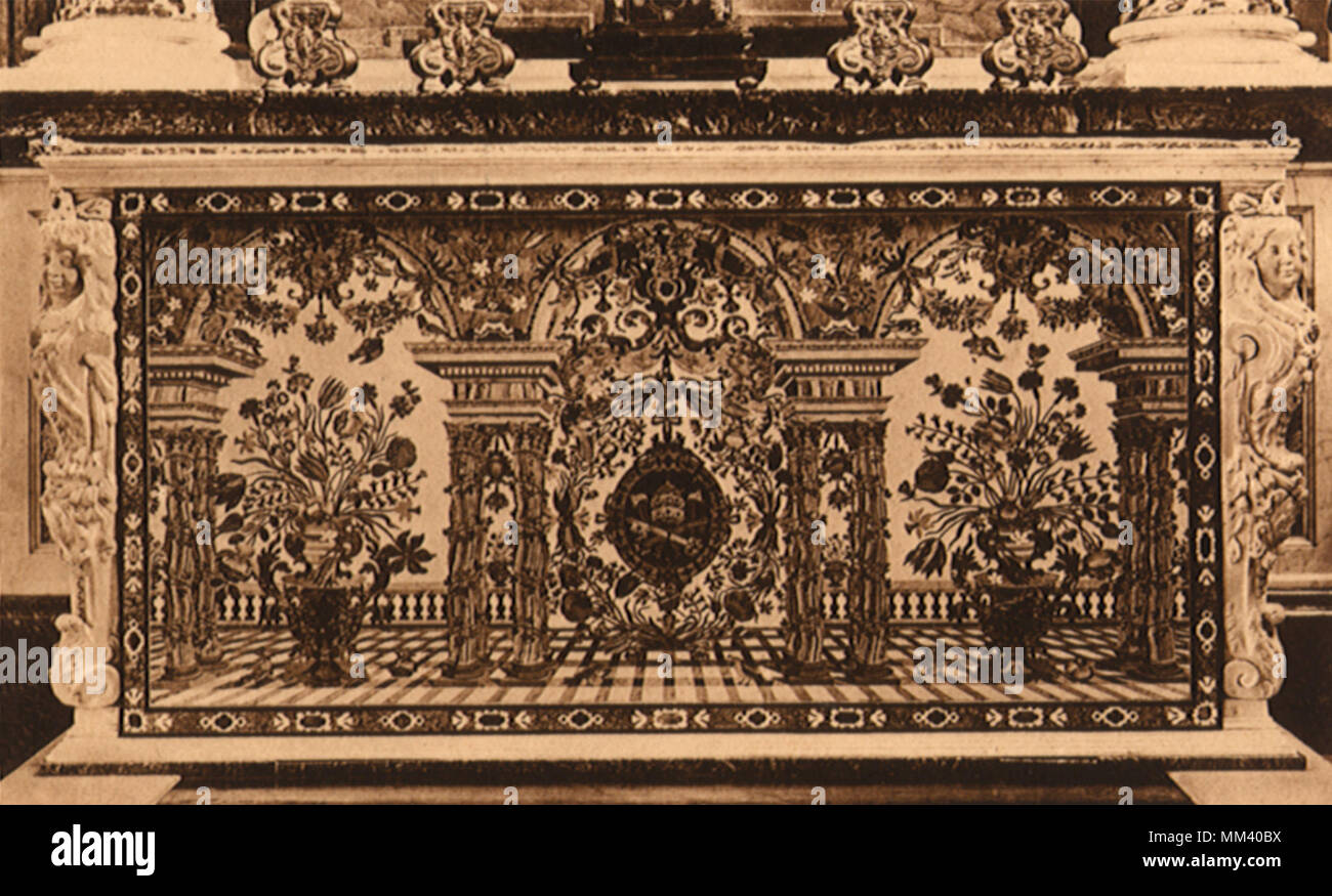 Artwork à Chartreuse. Pavia. 1930 Banque D'Images