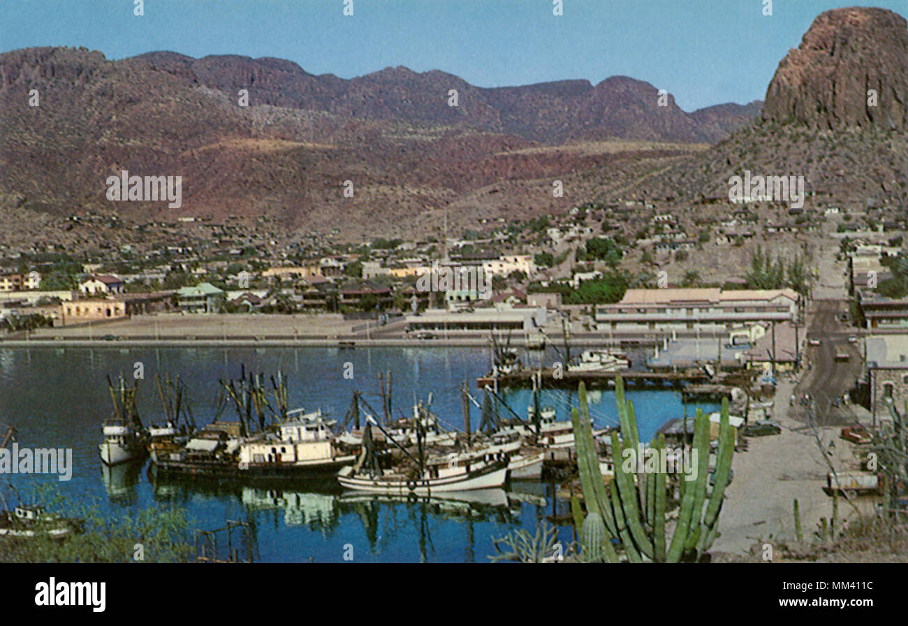 La crevette. Guaymas. 1960 Banque D'Images