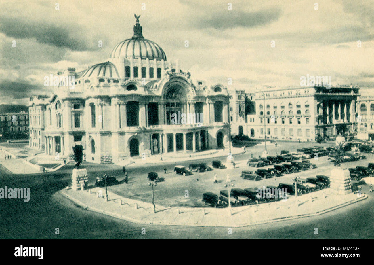 Palais des Beaux-arts de la ville de Mexico. 1930 Banque D'Images