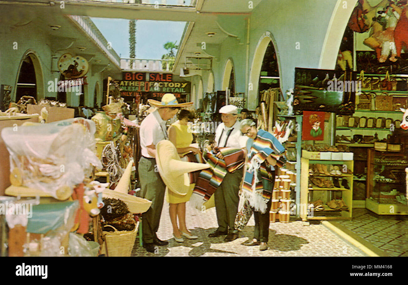 Marché. Tijuana. 1960 Banque D'Images