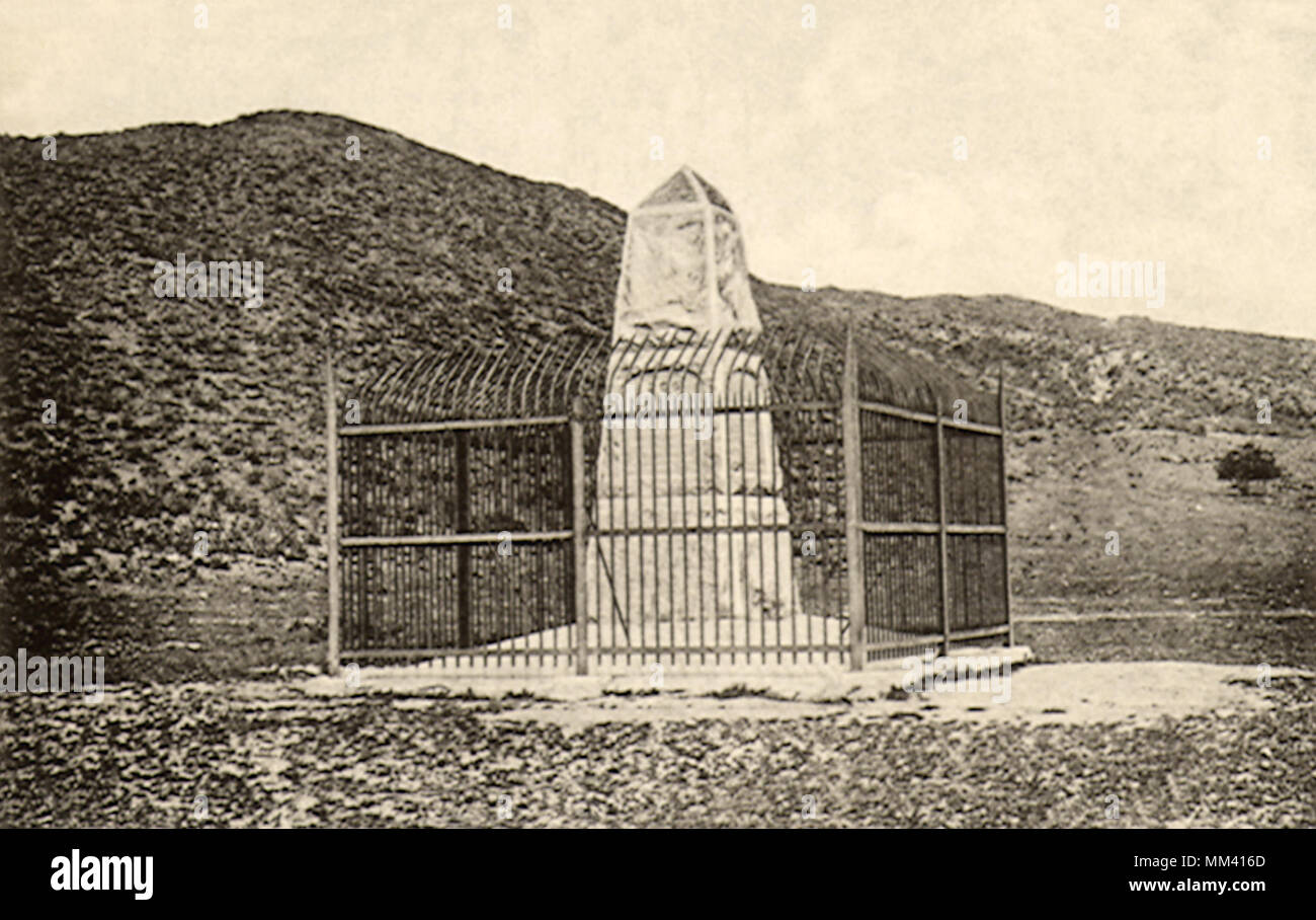 Borne frontière. Tijuana. 1930 Banque D'Images