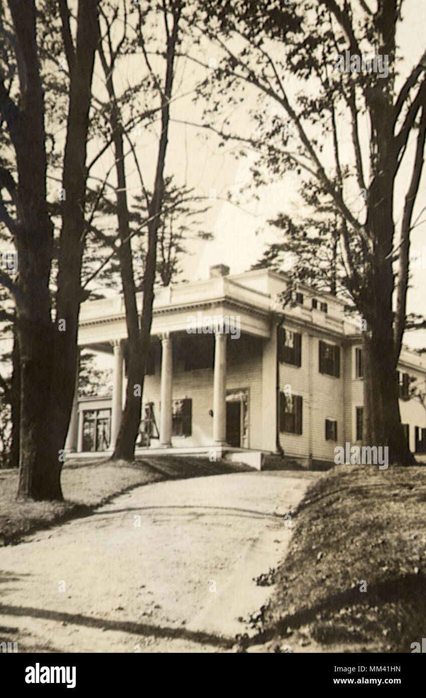 Club des officiers à l'hôpital. West Roxbury. 1921 Banque D'Images