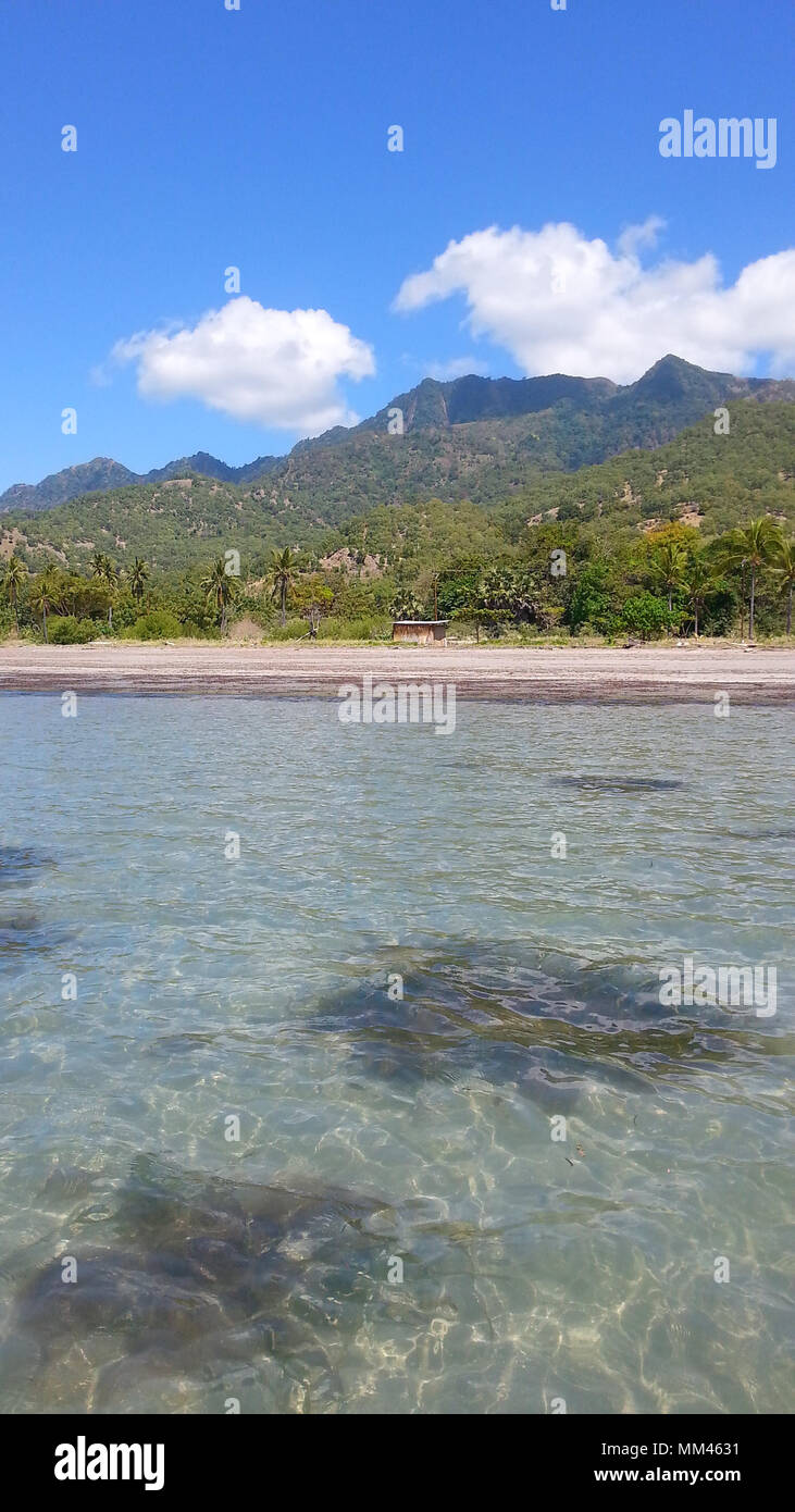 Les plages tropicales de l'île Atauro, au Timor oriental Banque D'Images