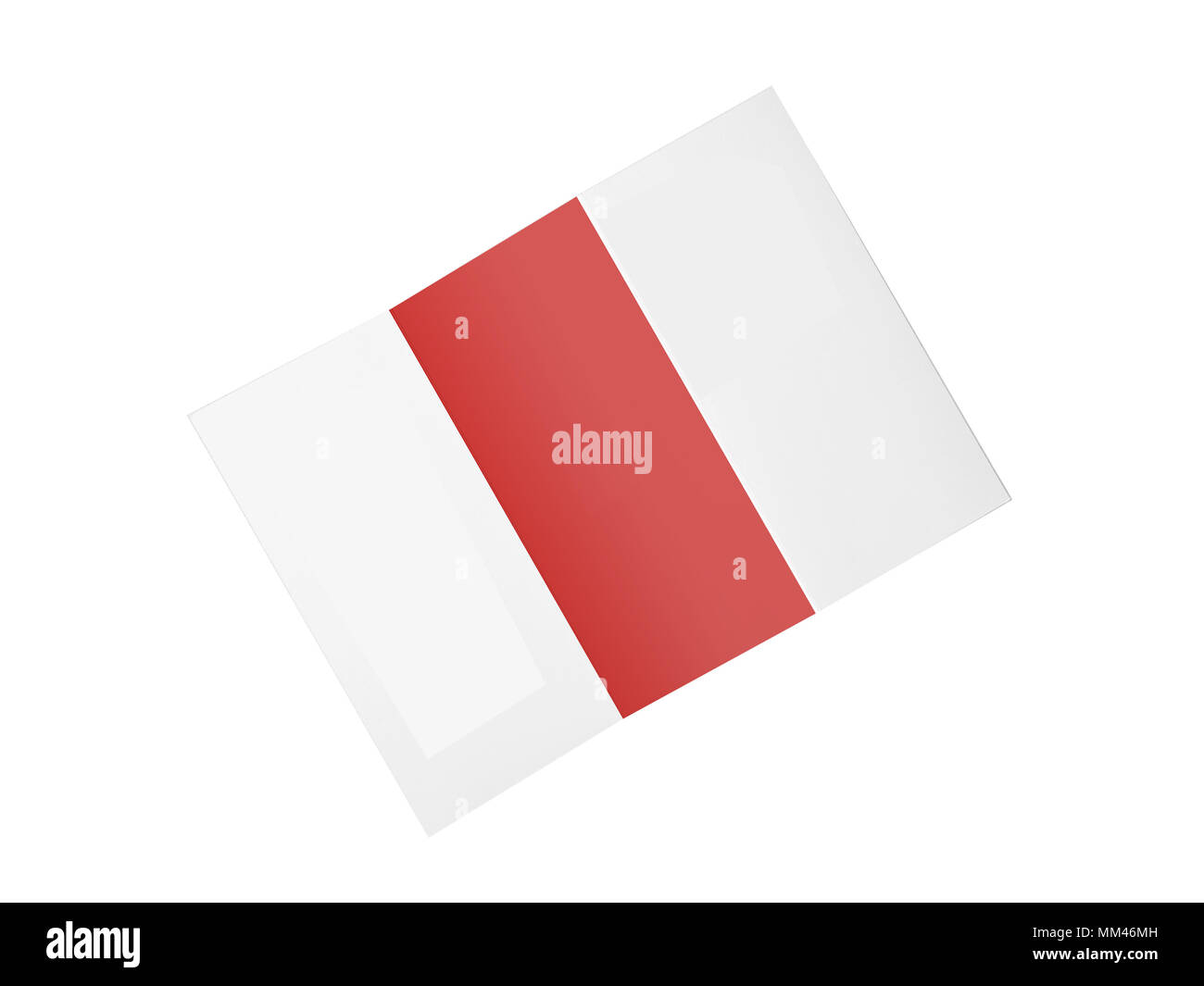 Notice isolé sur fond blanc Banque D'Images