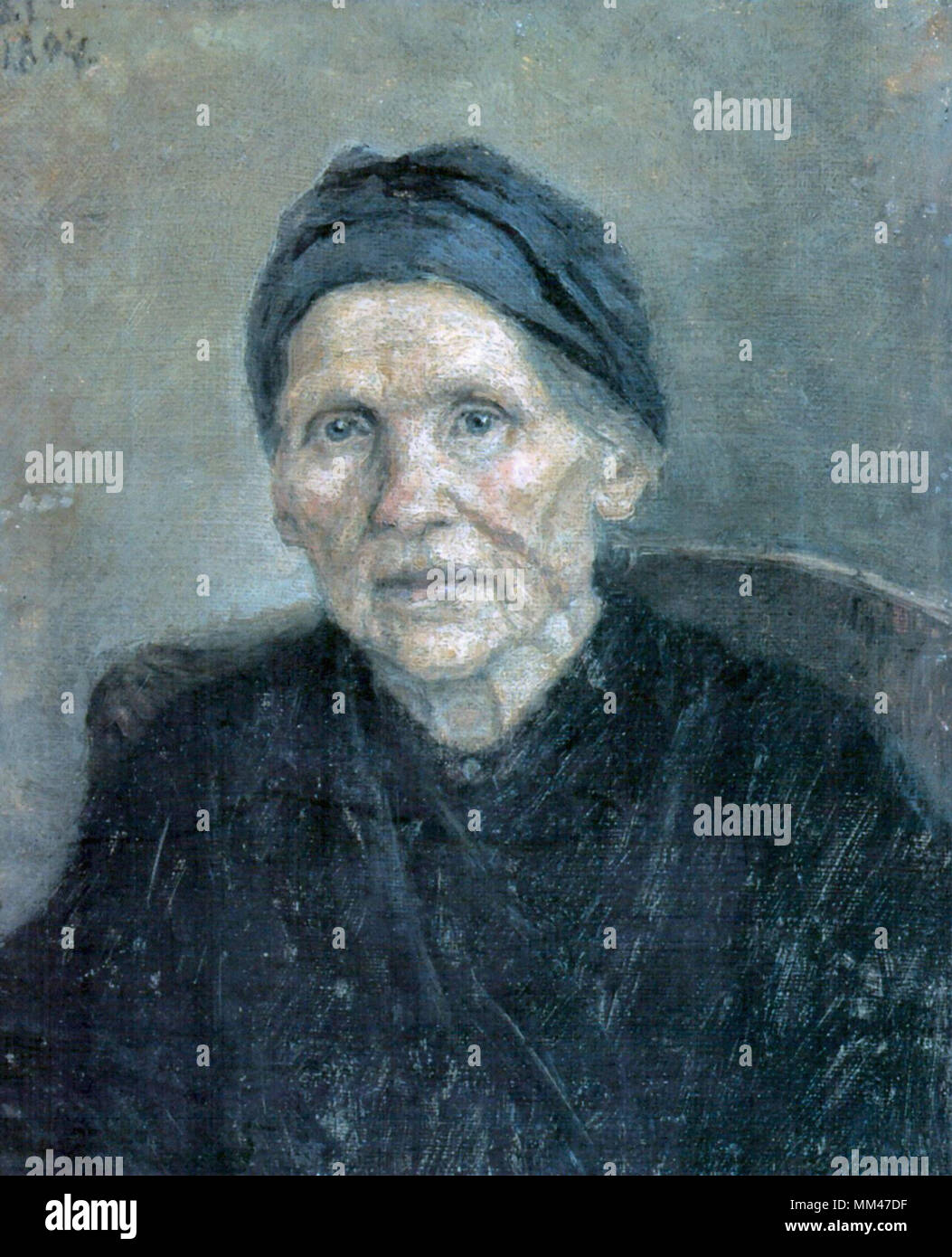 Vassili Sourikov - Portrait de P.F. Surikova Mère de l'artiste 2 Banque D'Images