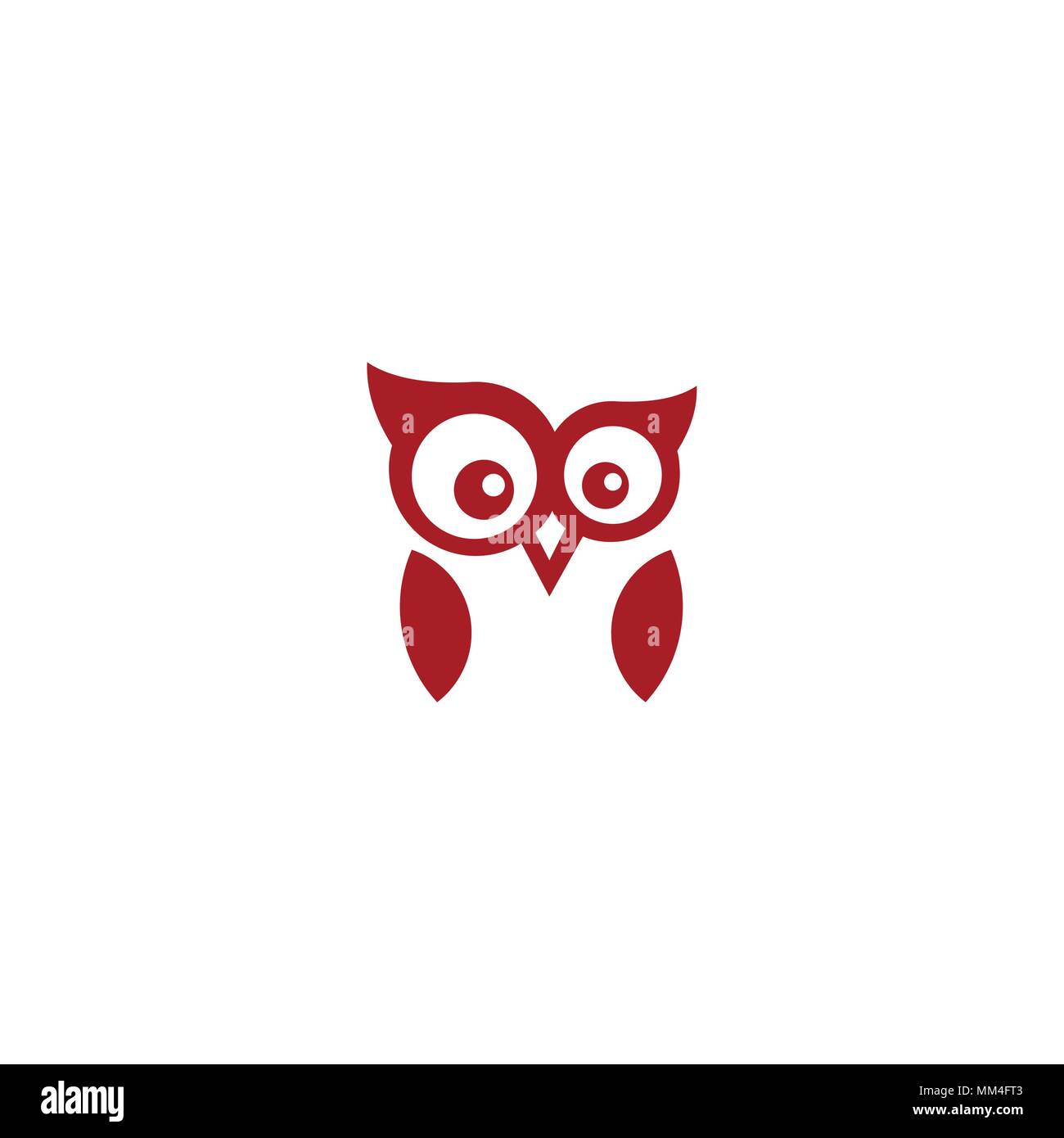 Owl bird logo design, logo, icônes vectorielles. Illustration de Vecteur
