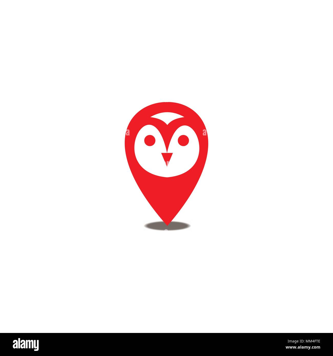 Owl bird logo design, logo, icônes vectorielles. Illustration de Vecteur
