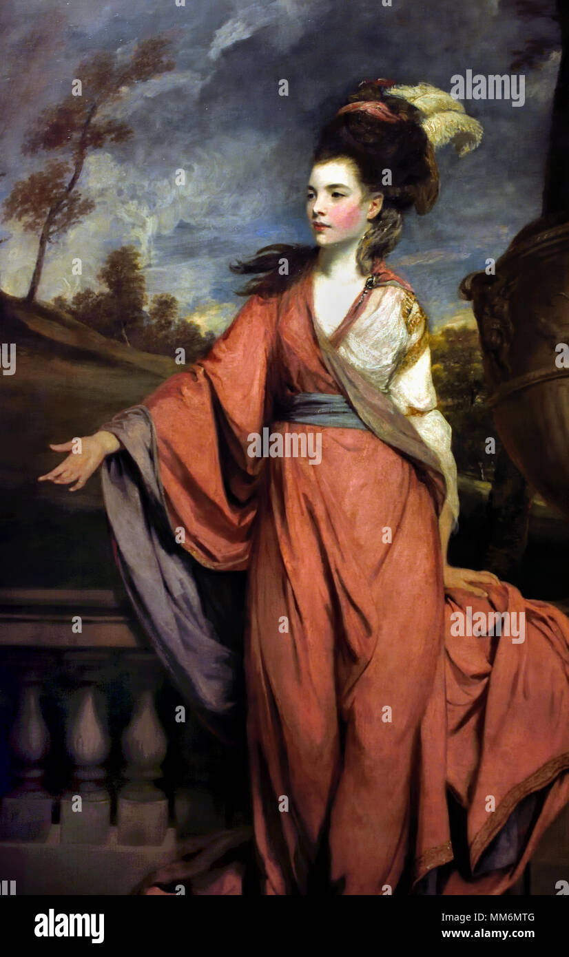 Jane Fleming (1755 - 1824), plus tard Comtesse de Harington. ( Elle et sa sœur Seymour étaient considérés comme la plus belle femme d'Angleterre à l'époque.) par Sir Joshua Reynolds ( 1723-1792 ) le 18 Siècle, Royaume-Uni, États-Unis, France, Français, Britanniques, la Grande-Bretagne, Banque D'Images