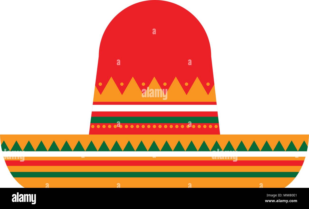 Chapeau mexicain traditionnel Illustration de Vecteur