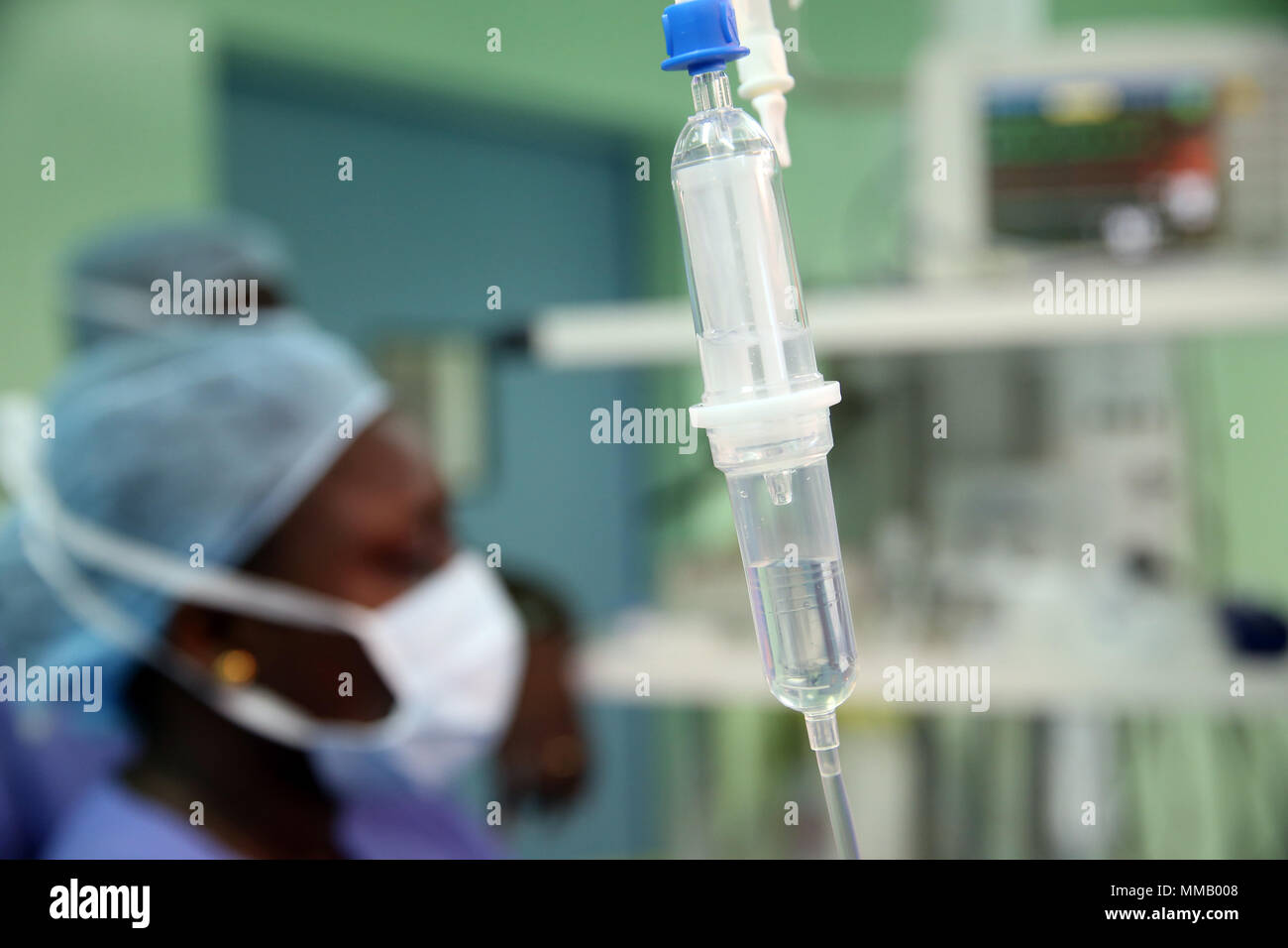 Salle d'opération. La chirurgie cardiaque. L'anesthésie. Banque D'Images