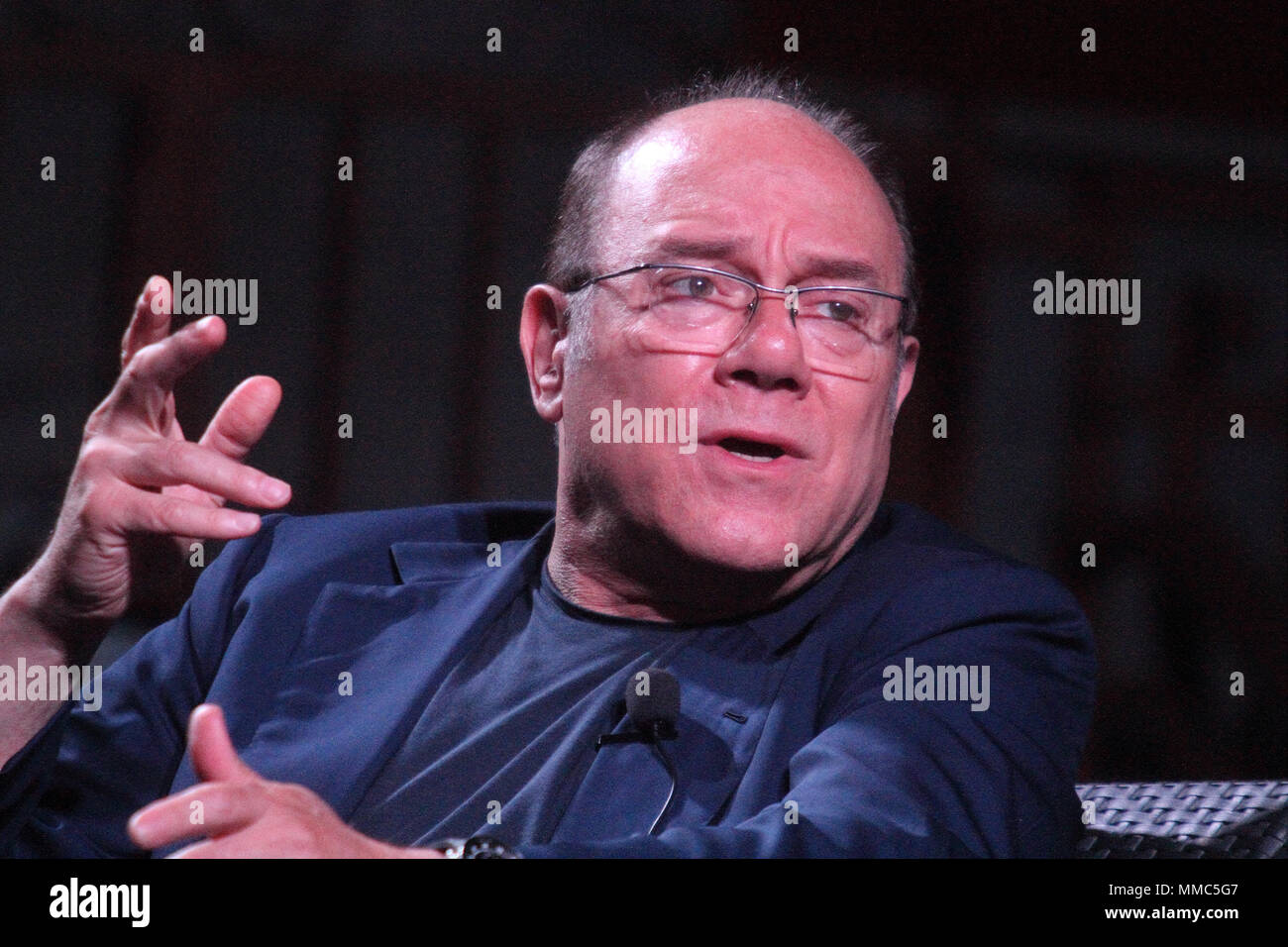 Carlo Verdone dans Roccasecca guest de la soirée rencontres avec l'auteur le 25 juillet 2014 Banque D'Images