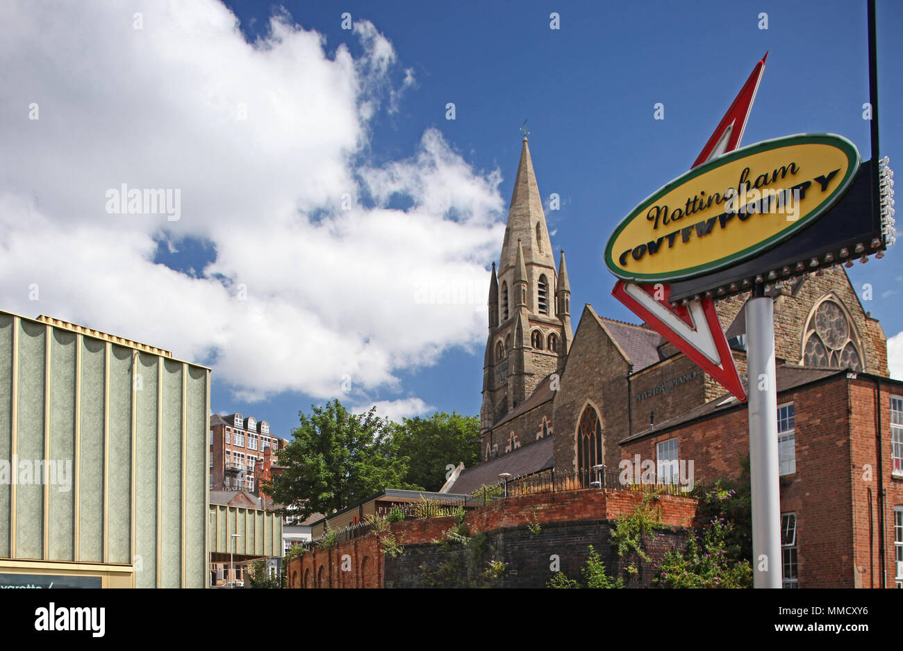 Nottingham contemporary art gallery Banque D'Images