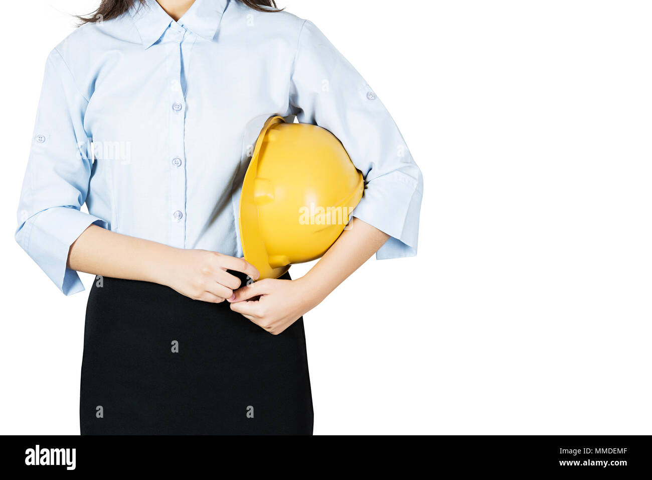 Deux jeunes femmes et l'étudiant architecte rêve avenir personnalité multiple Banque D'Images