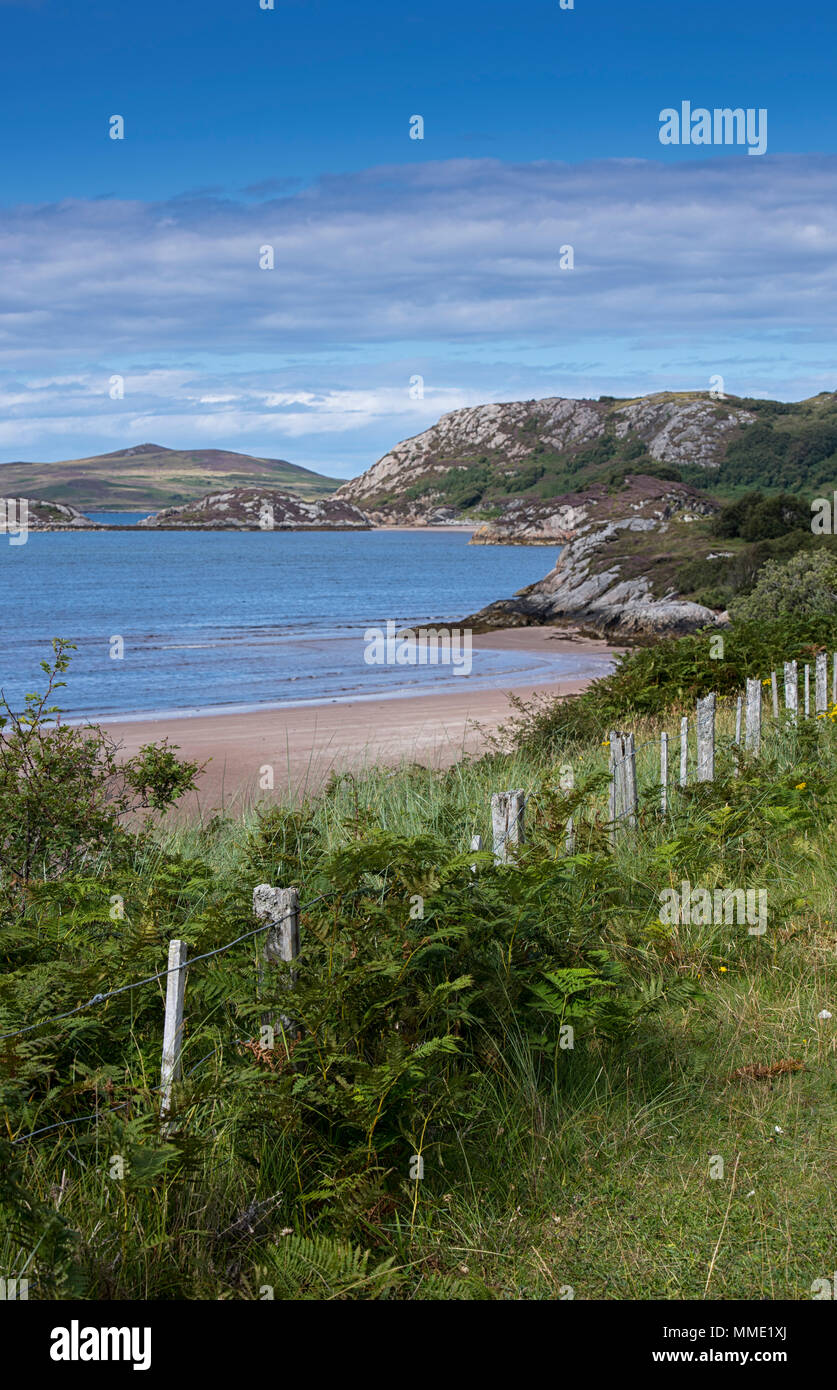Paysage Wester Ross en Ecosse, Royaume-Uni, le long de la route de la côte nord 500 scenic road Banque D'Images