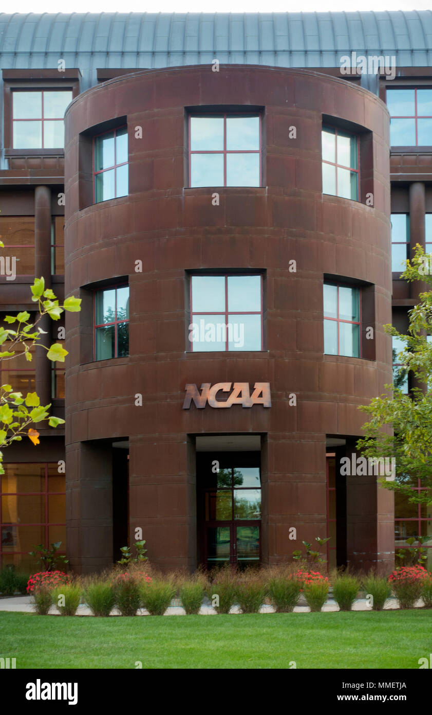 Bâtiment du siège de la NCAA à Indianapolis en Indiana Banque D'Images