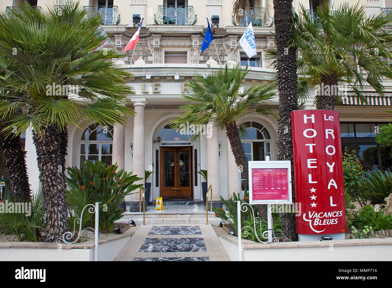 Hotel Le Royal à la Promenade des Anglais, la Côte d'Azur, Alpes-Maritimes, France du Sud, France, Europe Banque D'Images