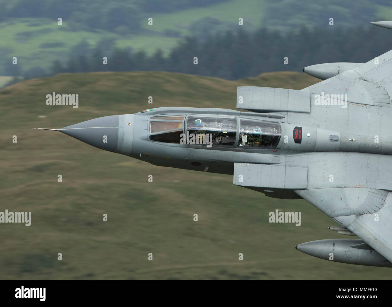 RAF Tornado Gr4 niveau bas Banque D'Images