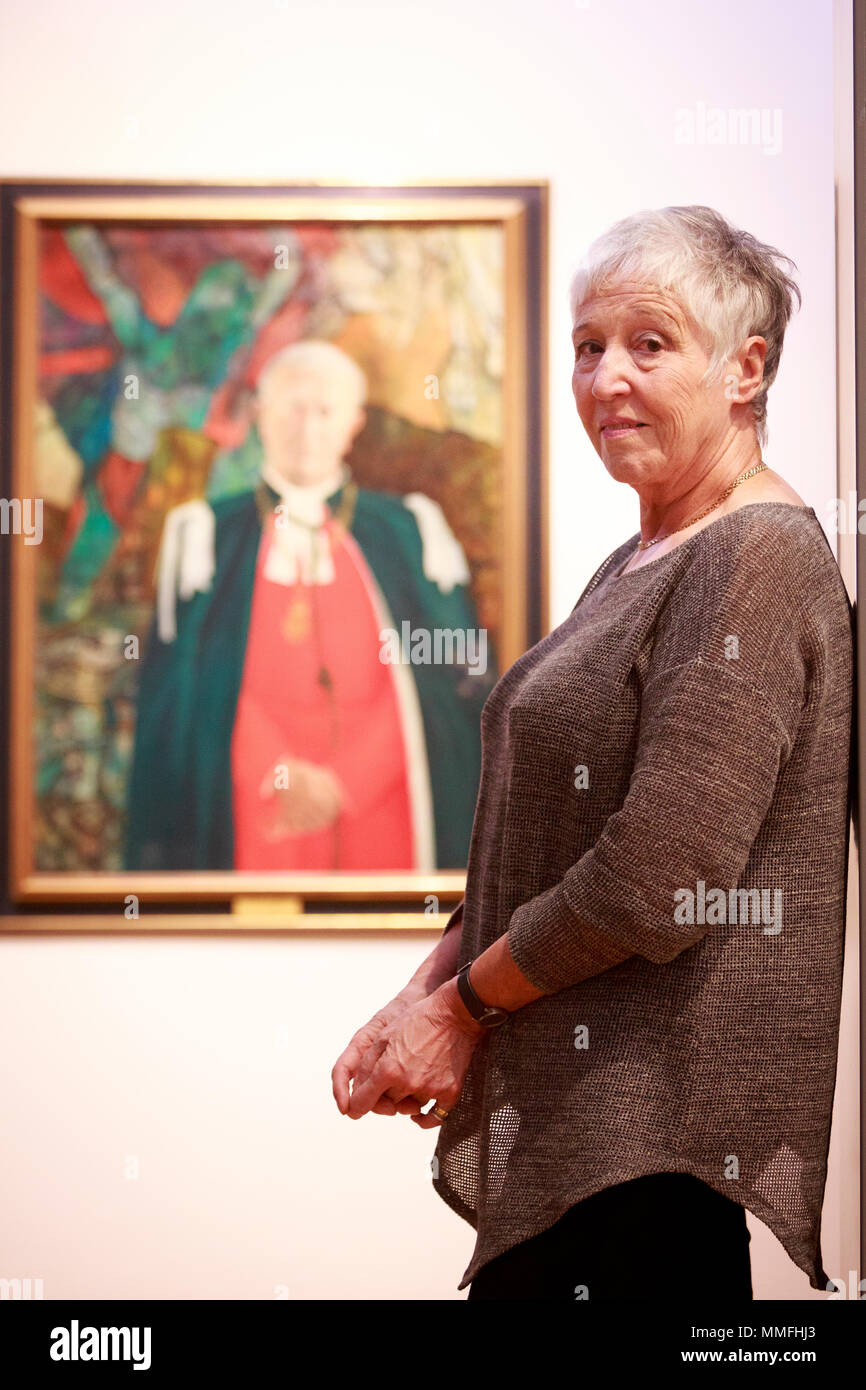 Edimbourg, Ecosse. UK. 11 mai 2018. Appuyez sur Afficher pour Victoria Crowe : au-delà de la ressemblance à la Scottish National Portrait Gallery. Édimbourg. Exécution de l'exposition 12 mai - 18 novembre 2018. Photo : Victoria Crowe. Pako Mera/Alamy live News Banque D'Images