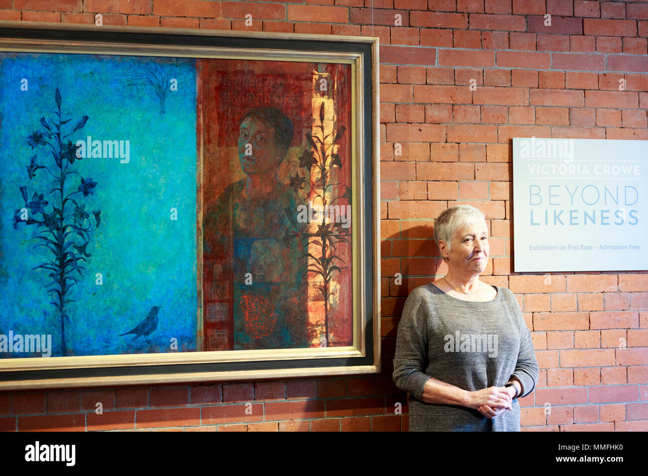 Edimbourg, Ecosse. UK. 11 mai 2018. Appuyez sur Afficher pour Victoria Crowe : au-delà de la ressemblance à la Scottish National Portrait Gallery. Édimbourg. Exécution de l'exposition 12 mai - 18 novembre 2018. Photo : Victoria Crowe. Pako Mera/Alamy live News Banque D'Images
