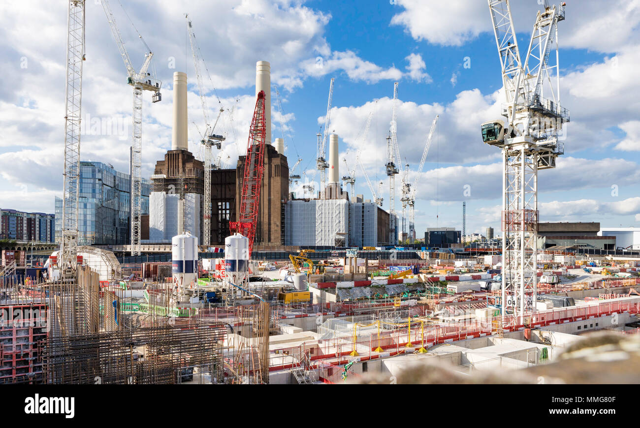 La Battersea Power Station le développement, Londres. Photo date : Jeudi 10 mai 2018. Photographie par Christopher Ison © Banque D'Images