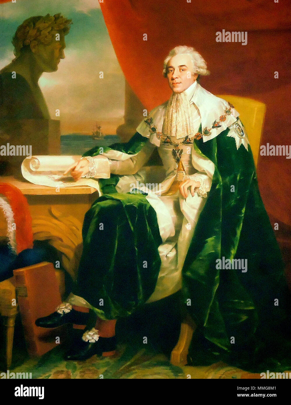 Comte Nikolai Petrovitch Rumyantsev (1754 - 1826), la Russie Ministre des affaires étrangères et Chancelier de l'Empire Russe Banque D'Images