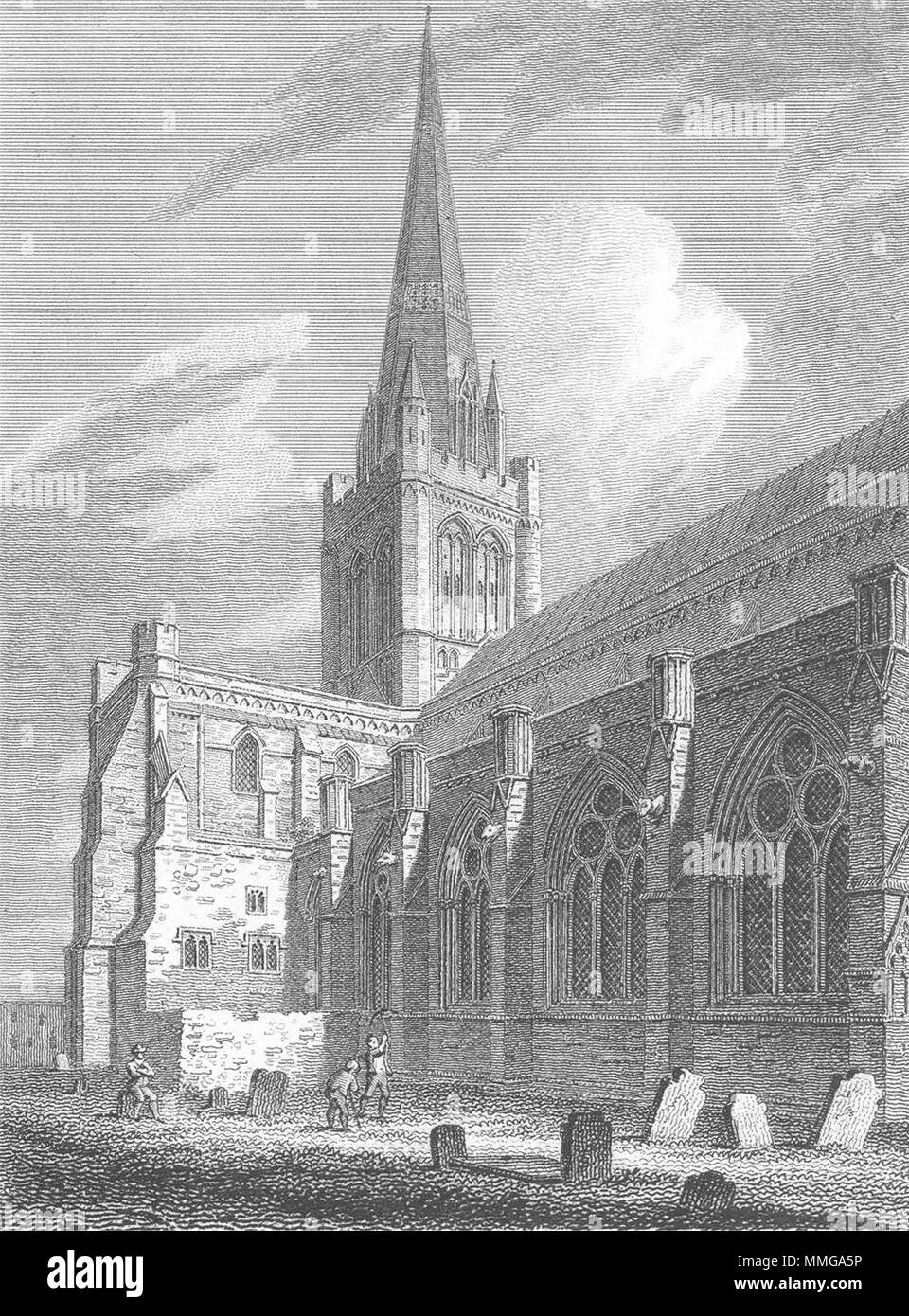 CHICHESTER. Cathédrale ; Rev Christopher Bethell Doyen 1814 vieux ancien Banque D'Images