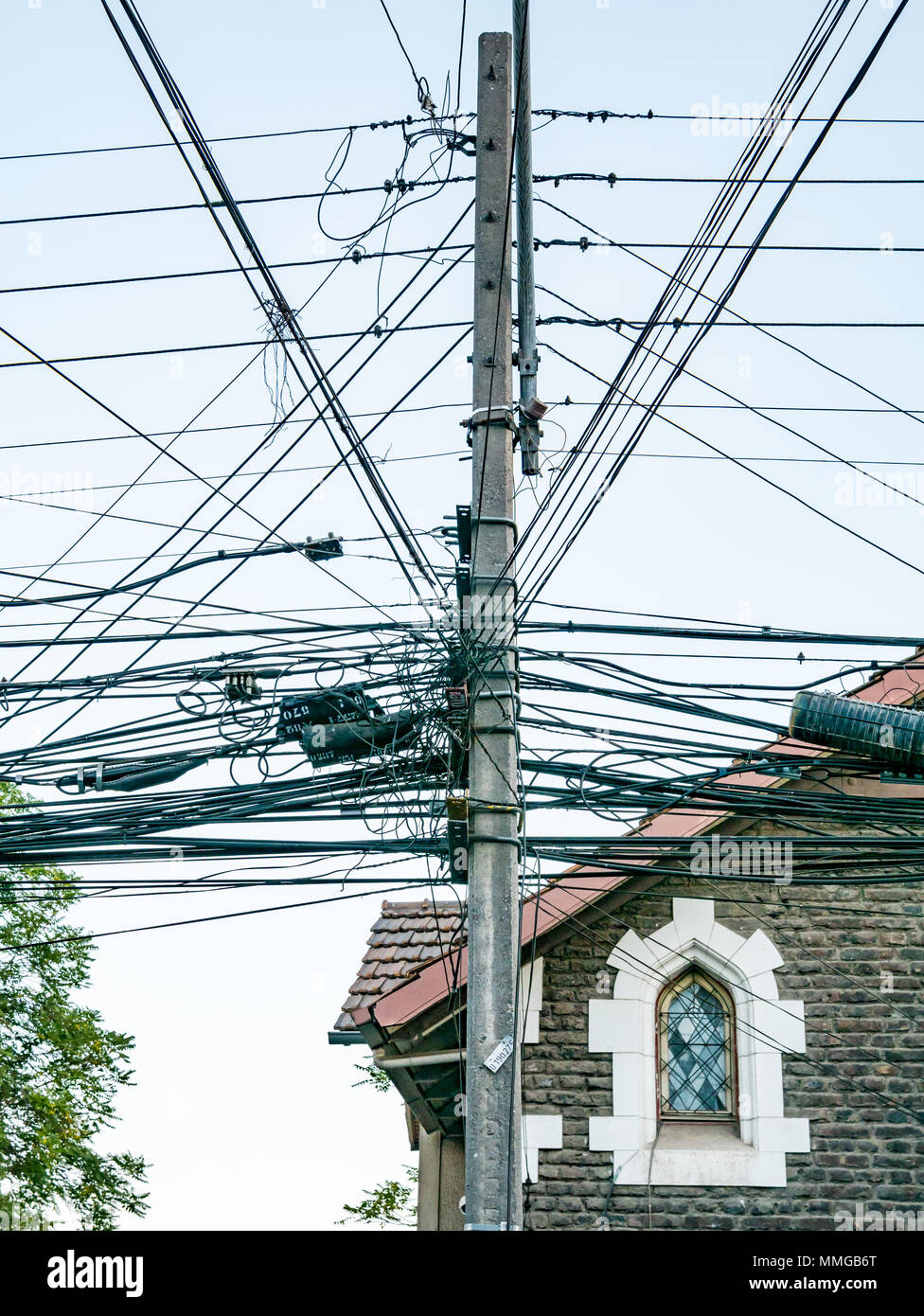 Electrical wires america Banque de photographies et d’images à haute ...