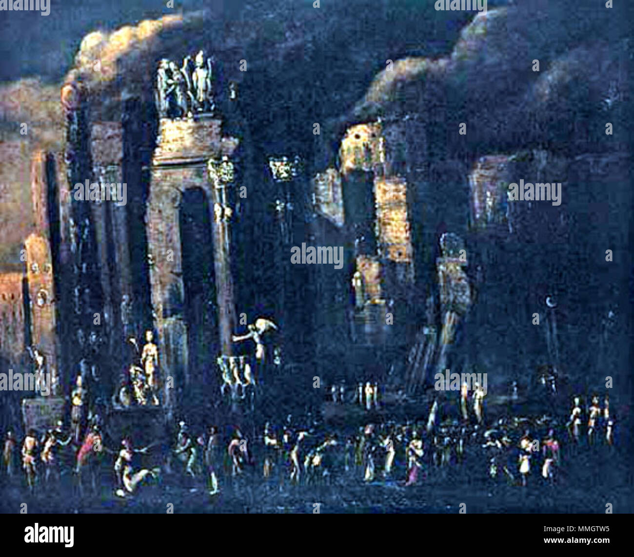 François de Nomé - Martírio de Santa Úrsula Banque D'Images