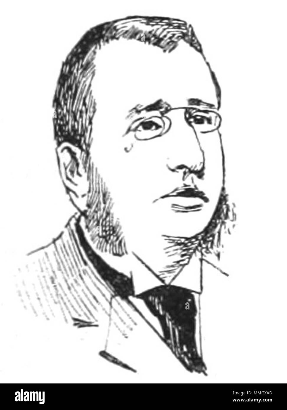 . 'La nouvelle Chambre' : 'Desjardins'. . 1898. Maurice Dulac, Jules Desjardins Banque D'Images