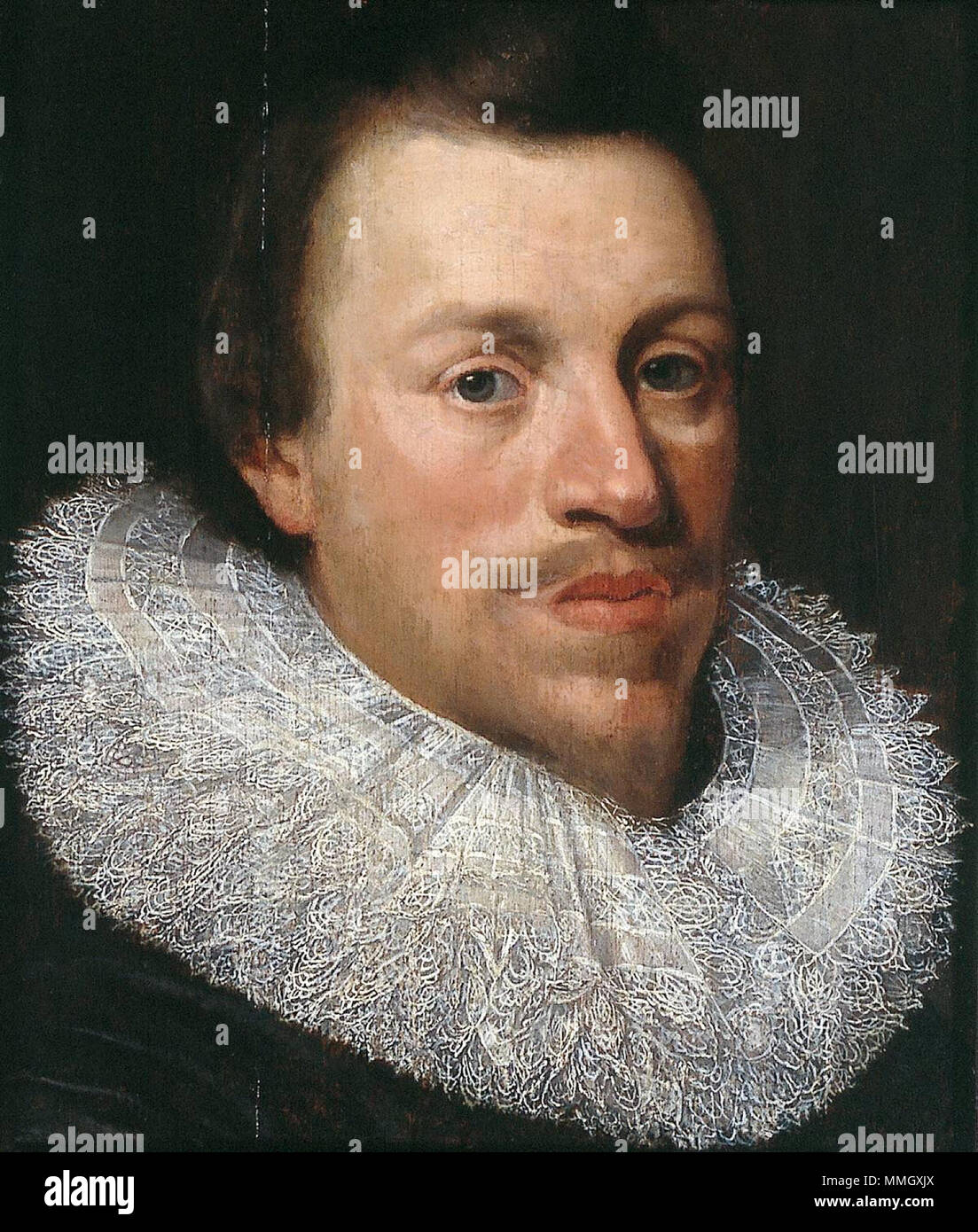 . Personne illustrée : Hugo de Groot English : Hugo de Groot [Hugo Grotius] Nederlands : Higo de Groot Hugo de Groot après Jan van Ravesteyn Banque D'Images