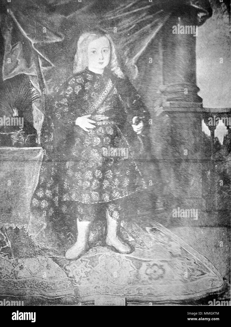 . Ştefan, fils de Petru Şchiopul. La peinture au château d'Ambras . 16e siècle. Ce fichier n'est pas informations sur l'auteur. 2066 - Stefan, lui Petru Schiopul fiul Banque D'Images