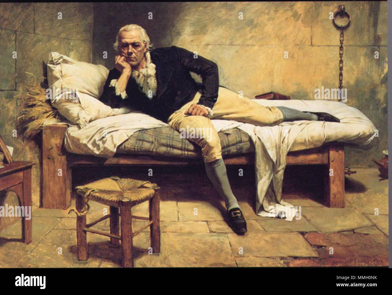 . Español : Francisco de Miranda, El primer universel venezolano Miranda en La Carracas. 1896. Francisco Miranda à Cadix Banque D'Images