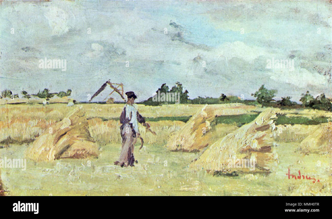 Ion Andreescu - Fenaison Banque D'Images