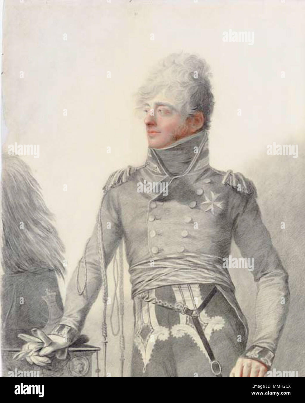 . Portrait d'un officier, demi-longueur, tenant sa main . 1807. Johann Dominik Bossi (1767-1853) Noms alternatifs Domenico Bossi, Giovanni Domenico Bossi miniaturiste Description Date de naissance/décès 27 Juillet 1767 7 novembre 1853 Lieu de naissance/décès Trieste Munich lieu de travail Saint Petersburg ; Munich ; Hambourg (1794 - 1796), Stockholm (1796 - 1812) ; Vienne (1815 - 1823) le contrôle d'autorité : Q1905185 : VIAF ?75619073 ISNI : ?0000 0001 1575 4049 ULAN : ?500021275 RCAC : ?n97874161 GND : ?140194967 WorldCat Domenico Bossi 05 Banque D'Images