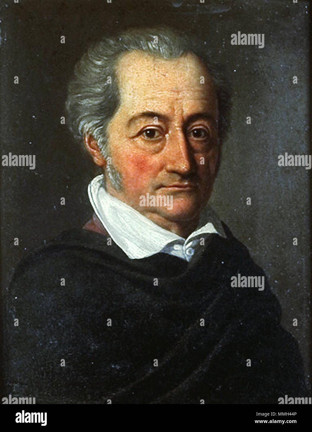 Johann Wolfgang von Goethe (1749-1832).. L'année 1814. Goethe raabe 1814 Banque D'Images