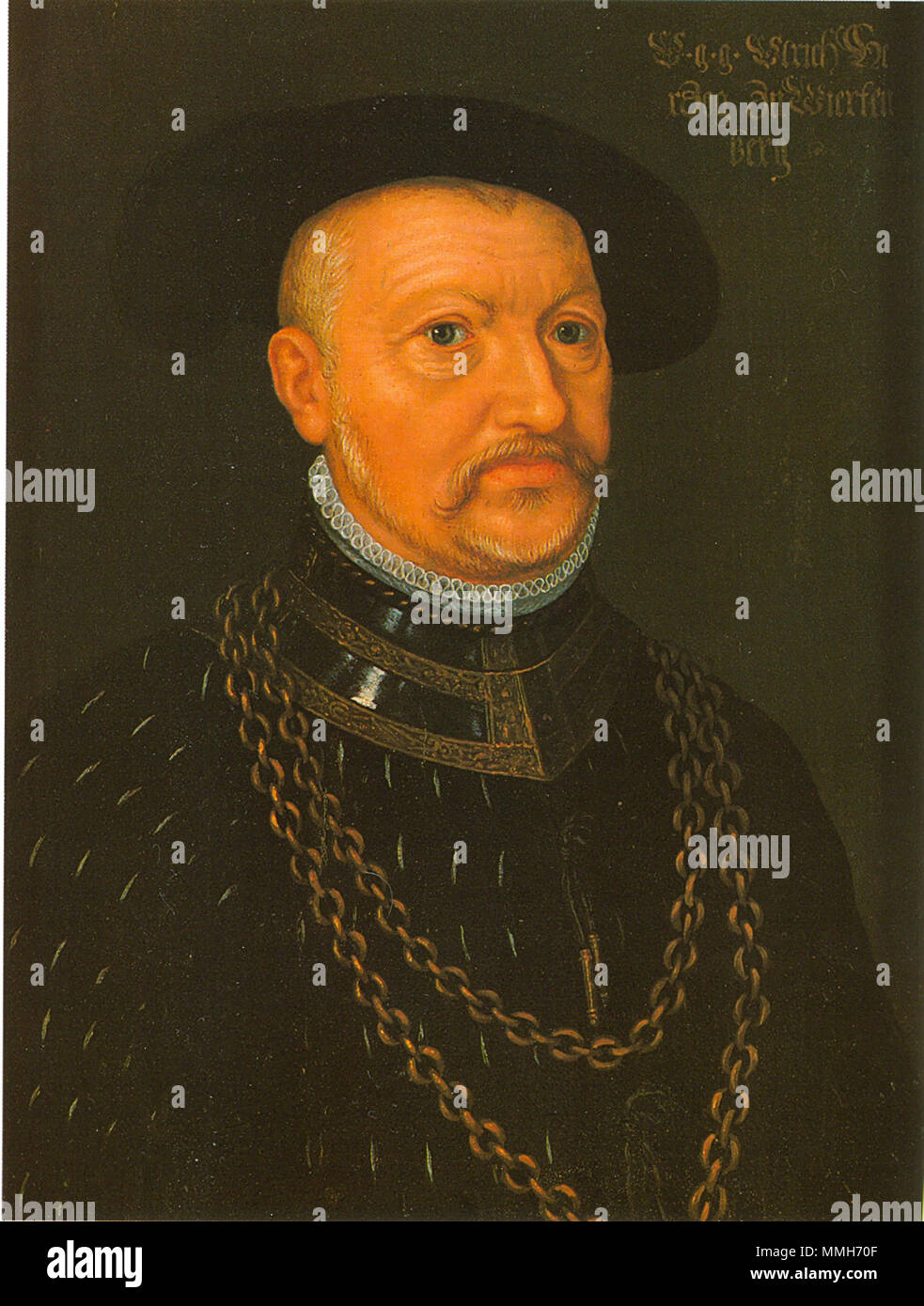 . Ulrich Herzog von Württemberg (1498-1550), Kunsthistorisches Museum Wien . zweite Hälfte des 16.Jhds. unbekannter Maler 19 900-121 Ulrich Herzog Banque D'Images