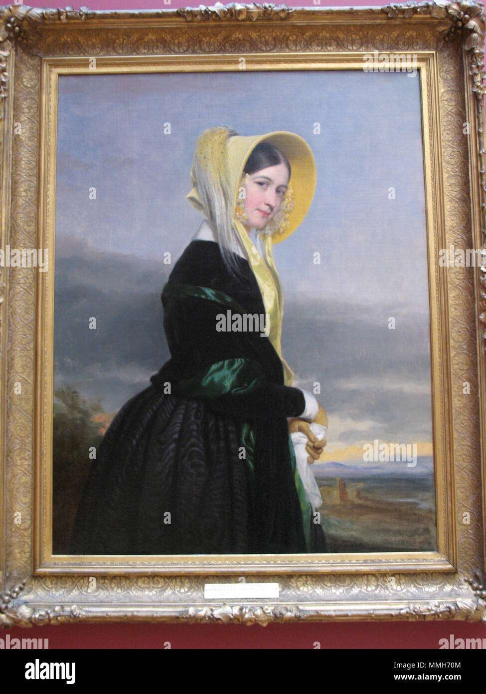 Blanc Euphemia Van Rensselaer. 1842. Blanc Euphemia Van Rensselaer Banque D'Images