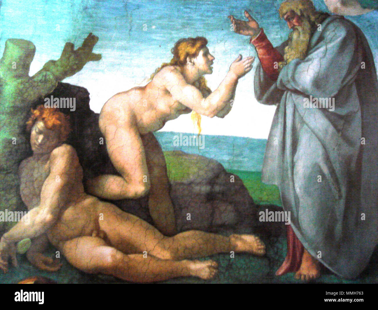 Anglais : Création d'Ève . Entre 1509 et 1510. CreacionEva Banque D'Images