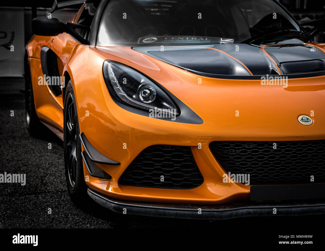 Une voiture de sport moderne Lotus Exige Banque D'Images