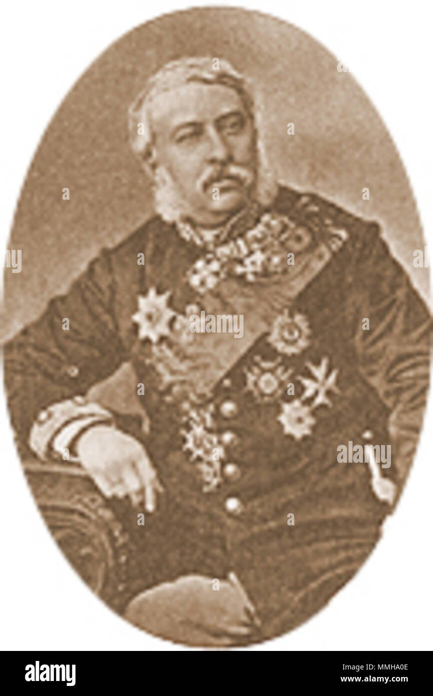 . Anglais : Portrait du baron Karl Bernhard von Koehne . 19e siècle. Inconnu 82 Bernhard von Koehne Banque D'Images