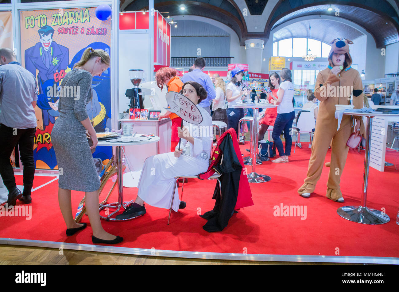 Le 24e Salon International du livre et du Festival littéraire Book World Prague 2018 Banque D'Images