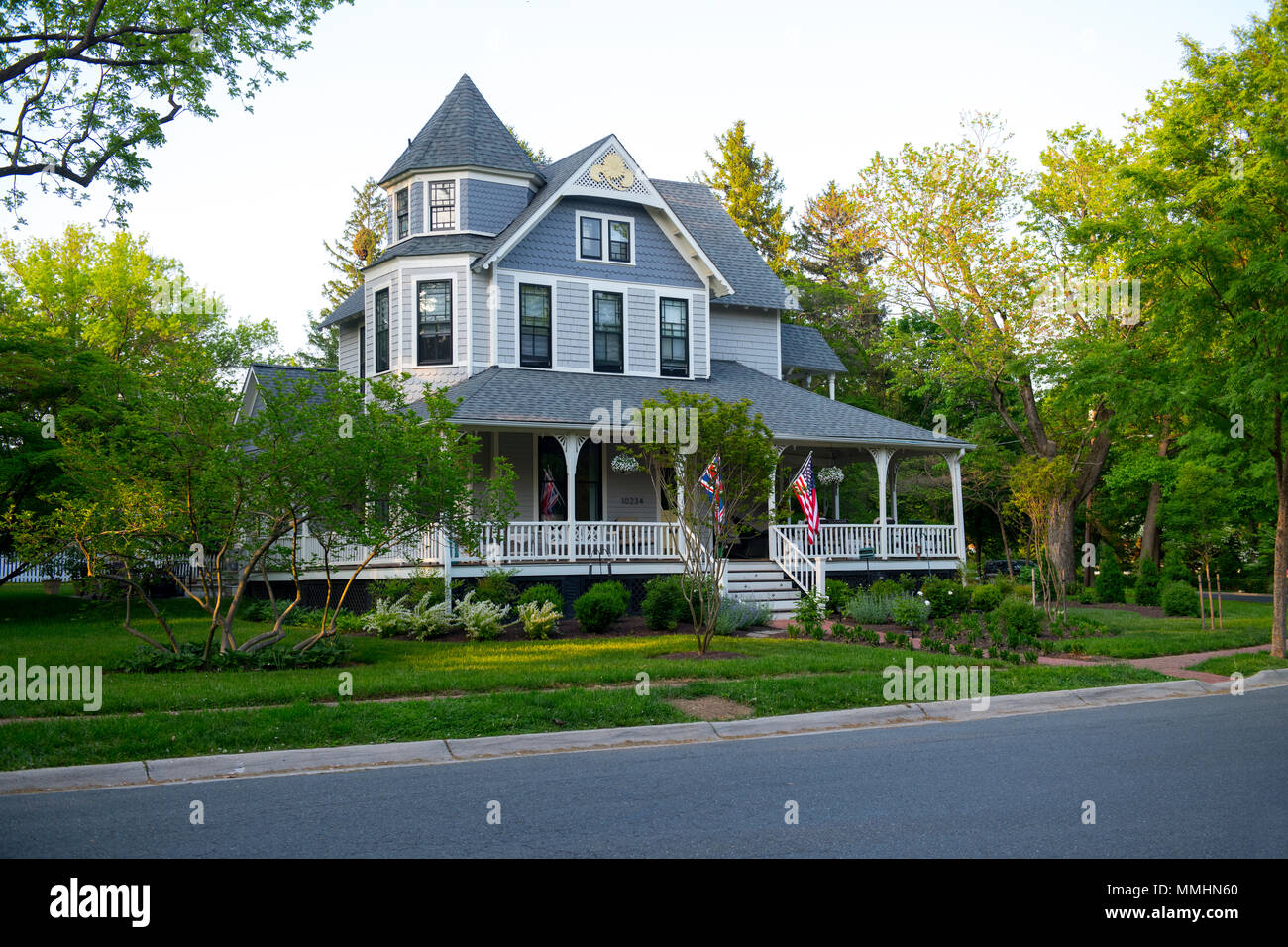 USA Maryland MD Kensington Comté d'une ère victorienne d' accueil dans la vieille partie de la ville Banque D'Images