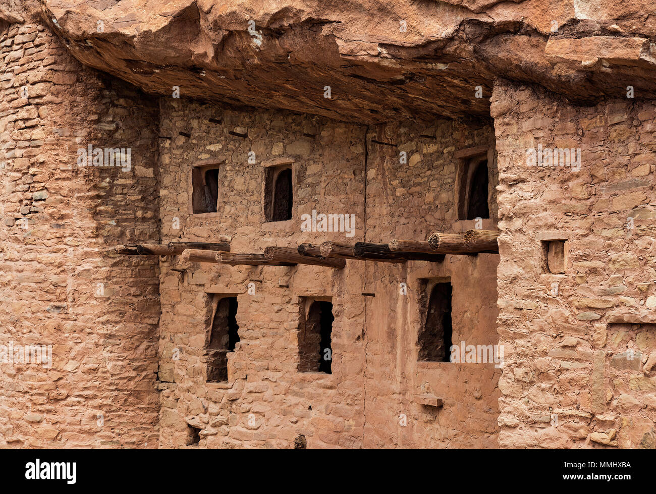 Manitou Cliff dwellings, Manitou Springs, Colorado, États-Unis. Banque D'Images