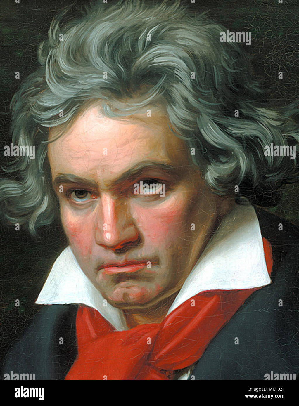 Ludwig van Beethoven. 1820. Beethovensmall Banque D'Images