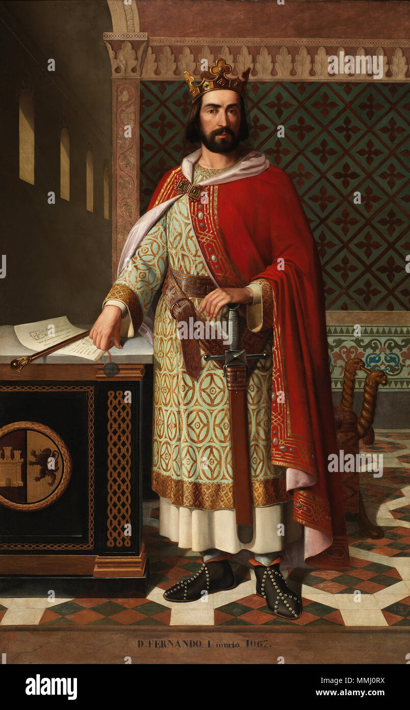Fernando I, rey de Castilla y León (Museo del Prado) Banque D'Images