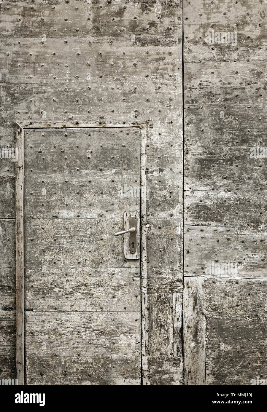 Vieille porte, Alghero, Sardaigne, Italie. Banque D'Images