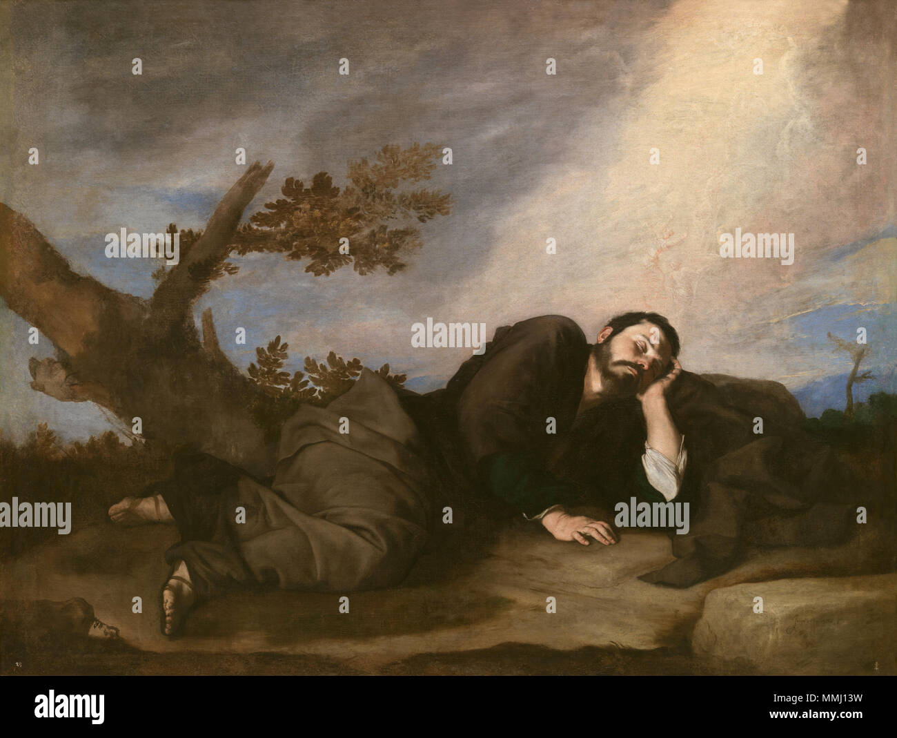 El sueño de Jacob, por José de Ribera Banque D'Images